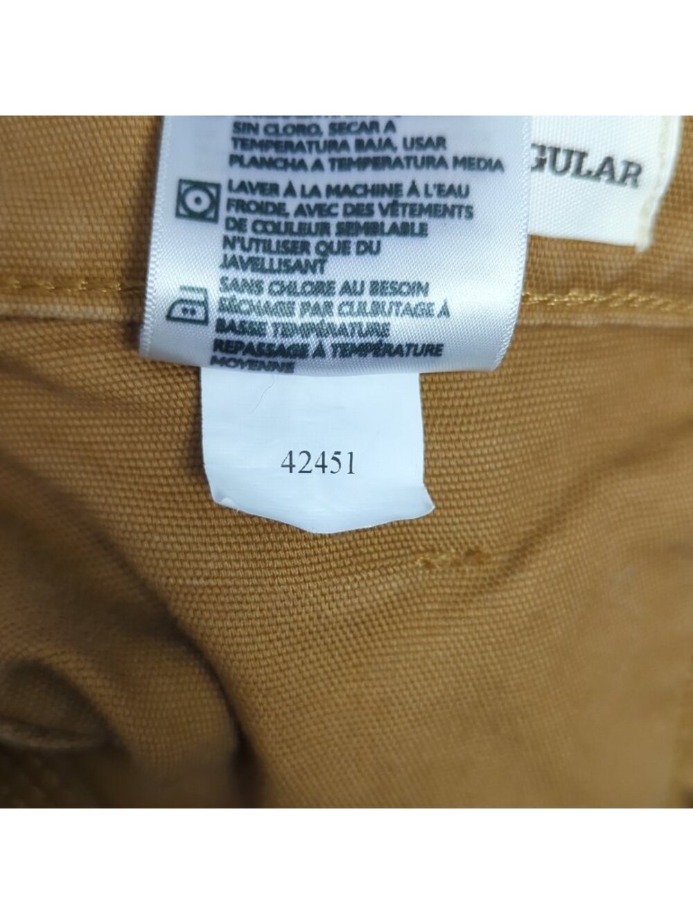 Dickies Pants Men's 30x32 Fits 30x30 Brown Flex Regular Fit Duck Cargo - Picture 10 of 11